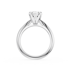 Diamond ring with a white background