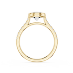 Round Bezel Set Lab Grown Diamond Engagement Ring 1.78 CTW