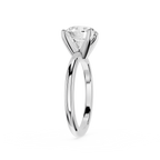 Diamond ring with a white background