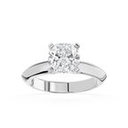 Diamond ring with a white background