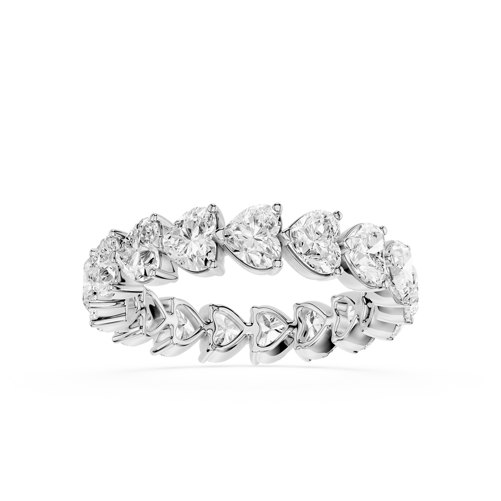 Diamond ring with a white background