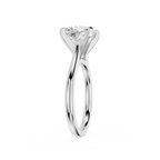 Diamond ring with a white background