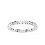 Diamond ring on a white background