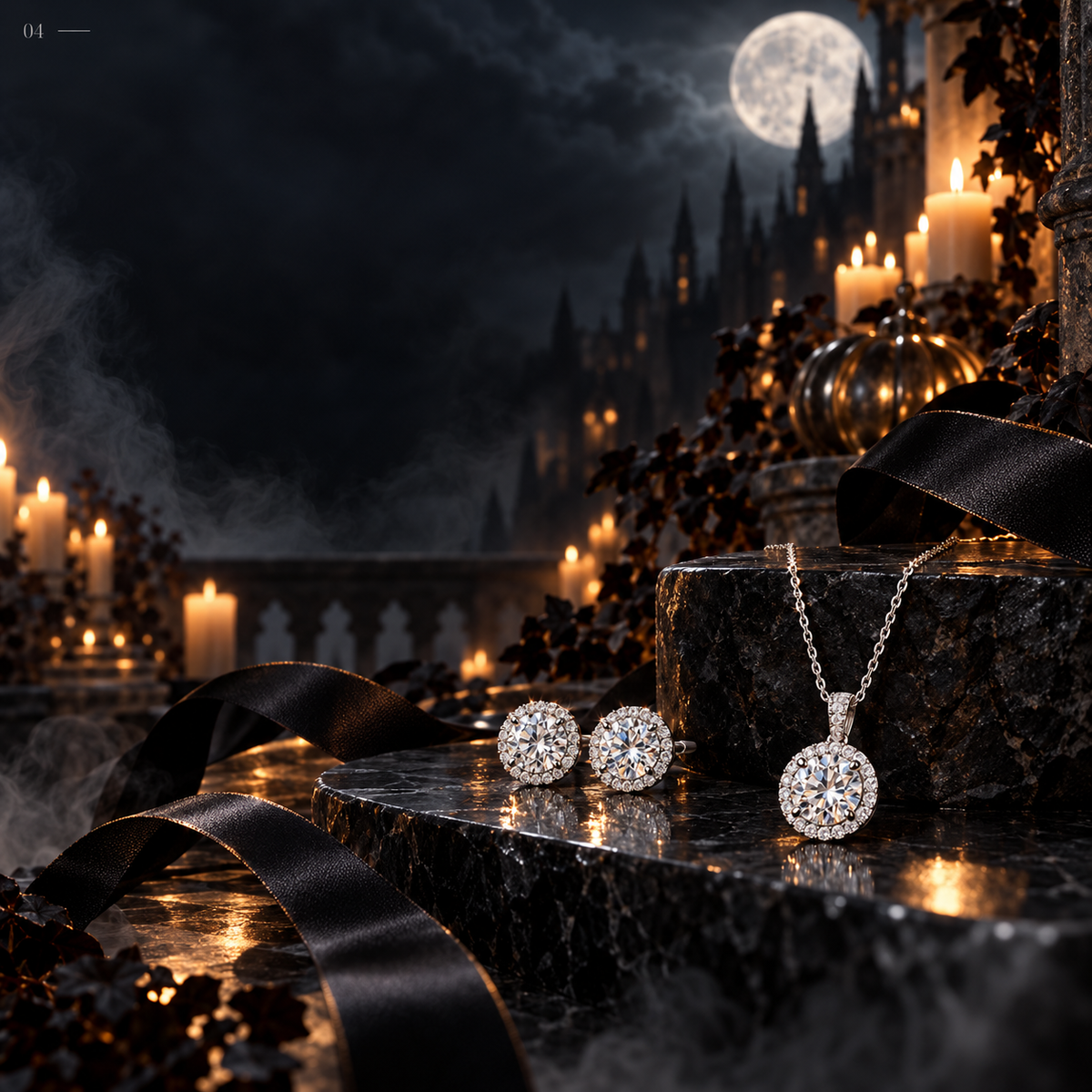 FREE Stud & Pendant Set · 3 TCW