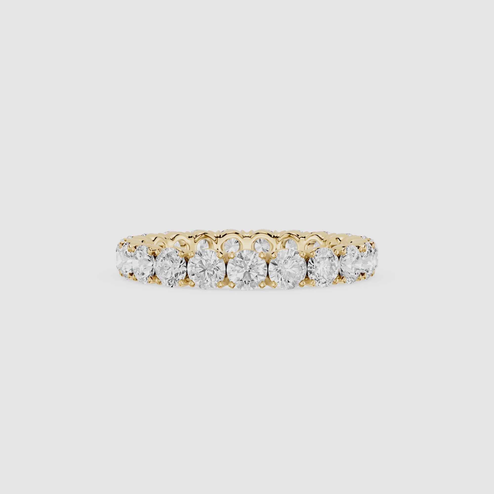 Round Brilliant Lab Grown Diamond Eternity Band