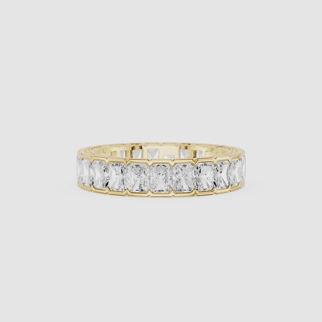 Radiant Cut Lab Grown Diamond Full Eternity Band
