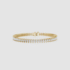 Lab Grown Marquise Diamond Tennis Bracelet