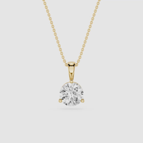 1 Carat Round Shape Lab Grown Diamond Solitaire Pendant
| mvp:SHARED:02