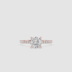 1 Carat Cushion Diamond Engagement Ring