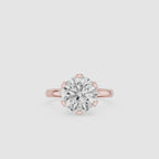 3 Carat Round Diamond Engagement Ring