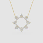 Lab Grown Diamond Open Star Pendant