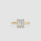 Radiant Cut Lab Grown Diamond Engagement Ring