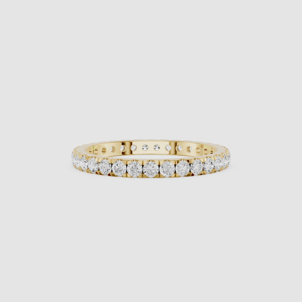 Round Shape Lab Grown Diamond Eternity Band