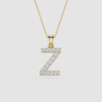 Lab Grown Diamond Initial Z Pendant