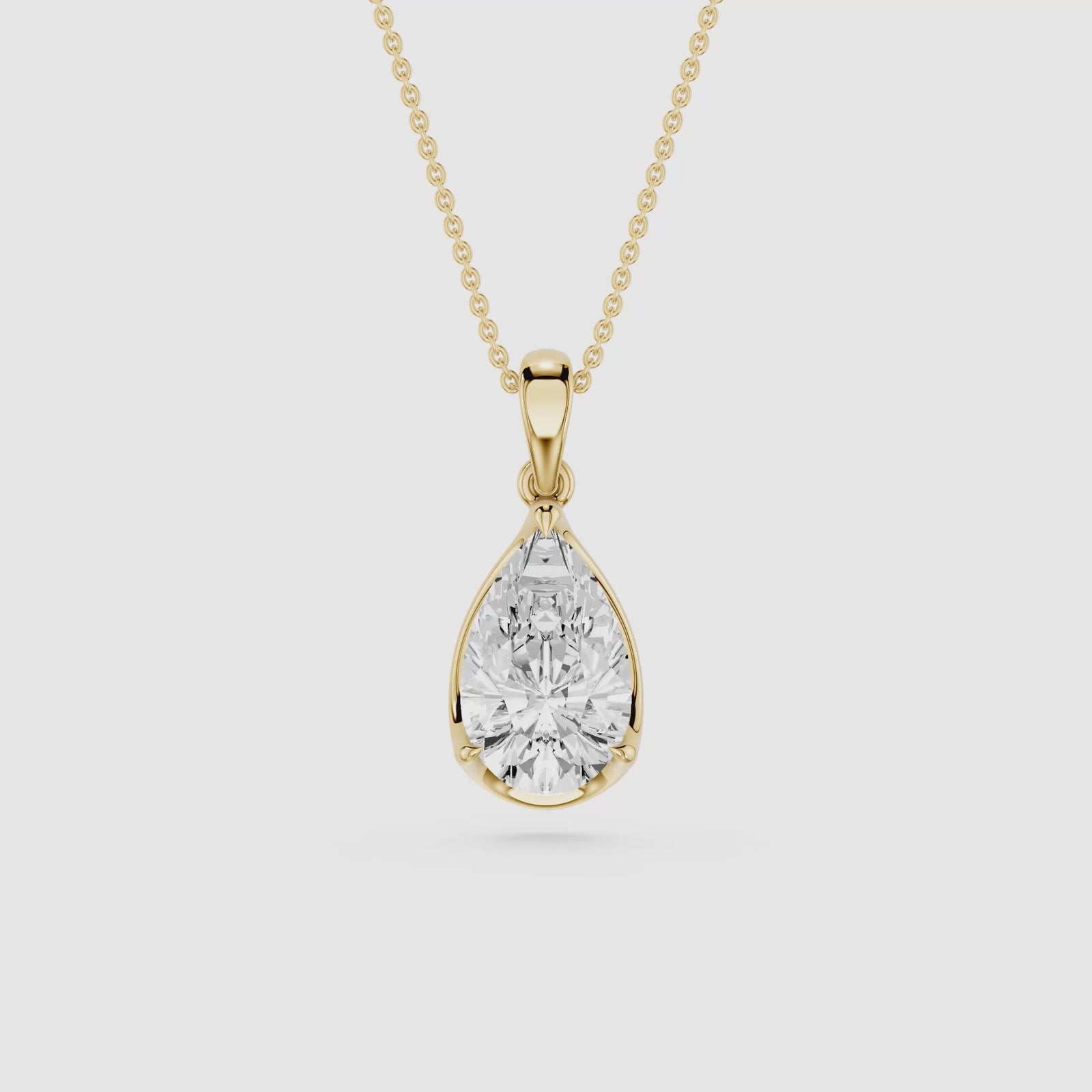  Pear Cut Solitaire Lab Grown Diamond Drop Pendant
| mvp:SHARED:02 