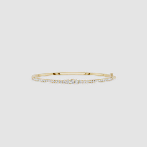 1 Ct Graduated Round Lab Grown Diamond Hinged Bangle Bracelet
| mvp:SHARED:02