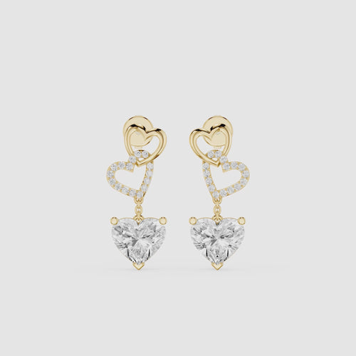 2 Carat Heart & Round Lab Diamond Interlocking Drop Earrings
| mvp:SHARED:02 