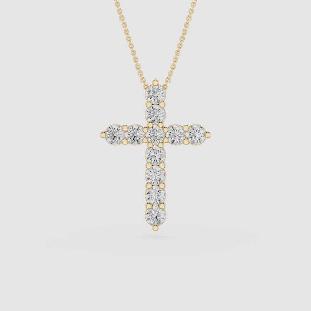 Cross Lab Grown Diamond Pendant