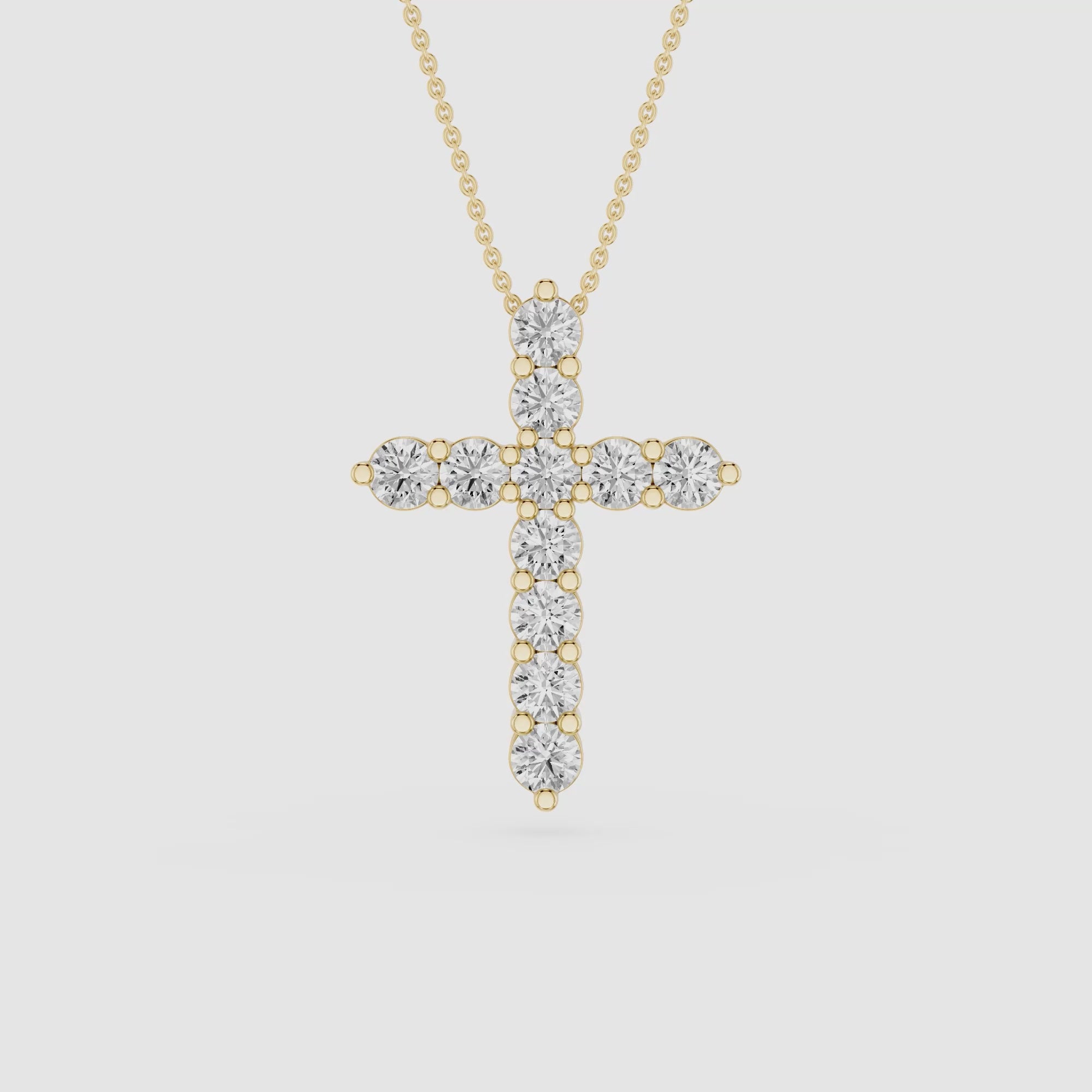 Cross Lab Grown Diamond Pendant