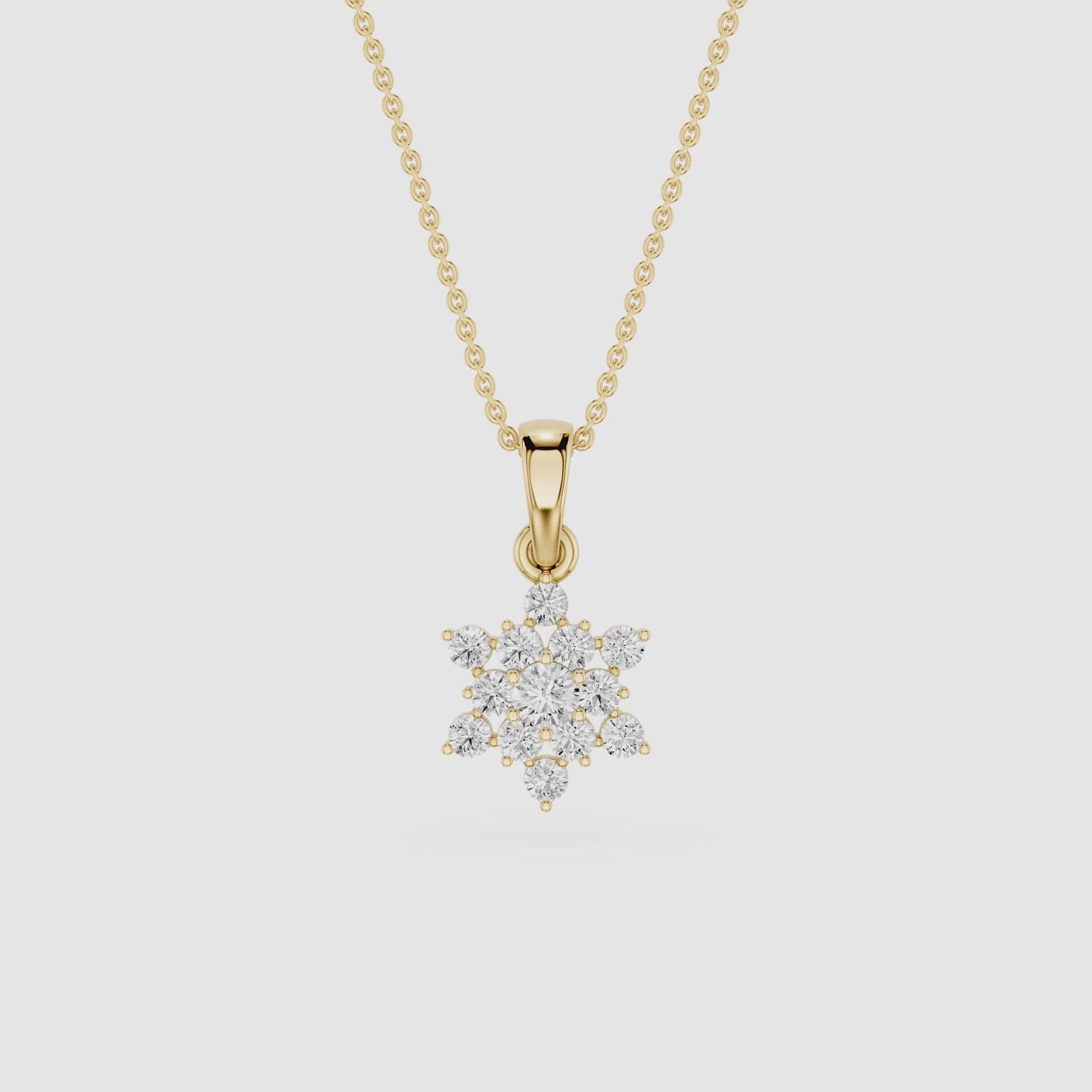 Lab Grown Diamond Round Cut Floral Snowflake Pendant
| mvp:SHARED:02