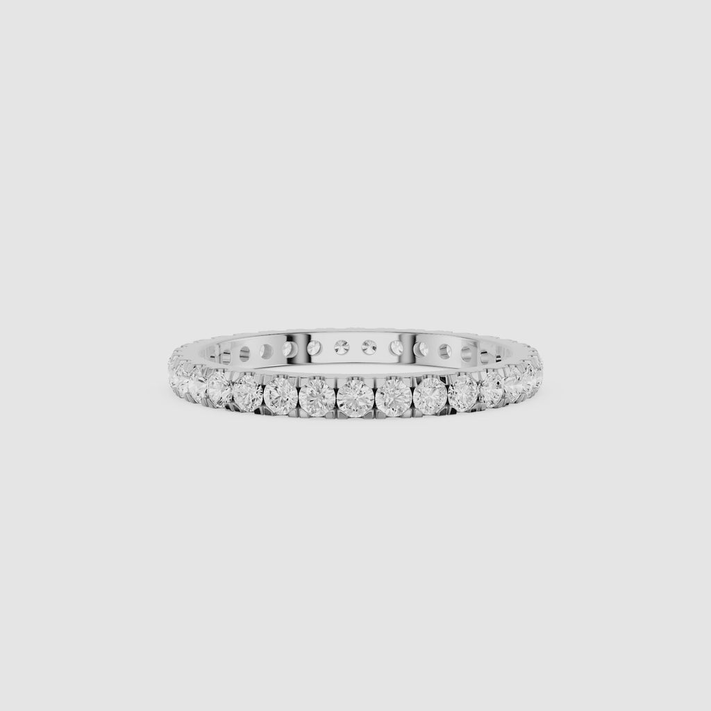 Round Shape Lab Grown Diamond Eternity Band