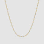 Bezel Set Pear Cut Lab Grown Diamond Tennis Necklace