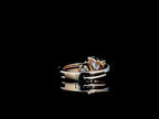 Heart Pear Cut Lab Grown Diamond Toi et Moi Engagement Ring