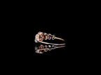 Oval Cut Lab Grown Diamond Multi Stone Stacking Ring Set